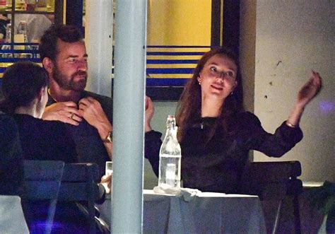 Justin Theroux, 52, has flirty night out with actress Nicole Brydon ...